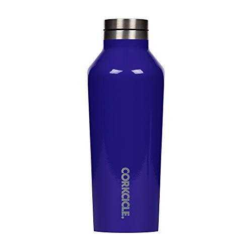 Image of Corkcicle C2016WB Waterman Collection Water Bottle & Thermos Flask Triple Insulated Unbreakable Stainless Steel (266ml, Acai Berry)