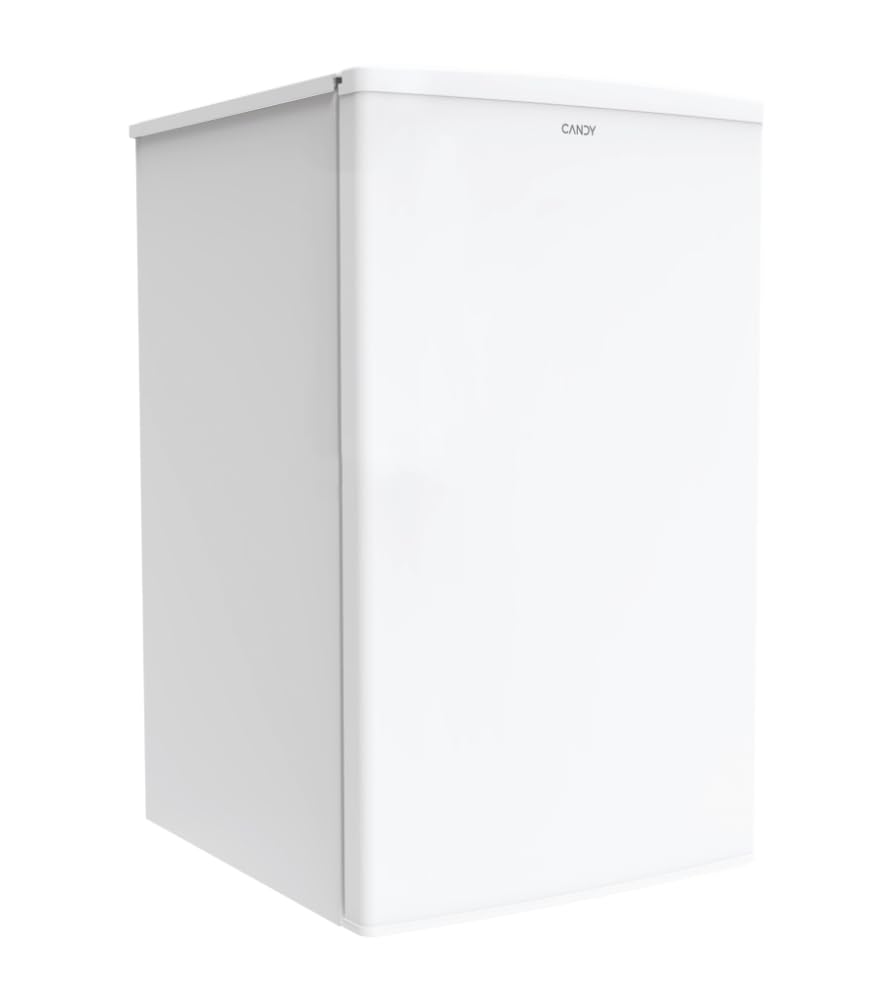 Candy Comfort, COT1S45EW, Mini Frigo con Congelatore, Libera Installazione, 106 Litri, 39/C dB, Maniglia Integrata, Statico, Bianco, AxLxP 84x50x52 cm [Classe di efficienza energetica E]