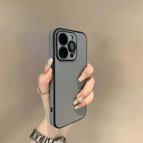 Coque Cortex Mate de Luxe pour iPhone 12 Pro avec protection d'objectif en gris graphite