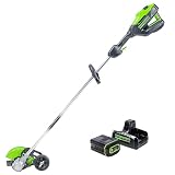 Greenworks 82V 8" Brushless Cordless Edger, 4.0Ah Batttery and Dual Port Rapid Charger Included(Incompatible with 80V Products)