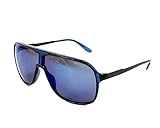 Carrera Men's New Safaris Aviator Sunglasses, Blue & Blue Sky Mirror, 62 mm