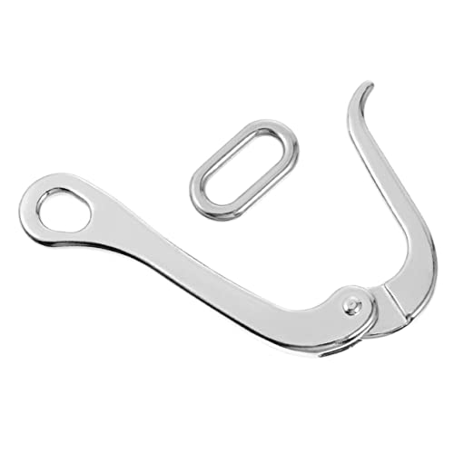 POPETPOP Gancho De Liberación Rápida Gancho Multiusos Gancho para Yate De Gancho De De Servicio Pesado Gancho para Balsas Salvavidas De Servicio Pesado Acero Inoxidable Silver