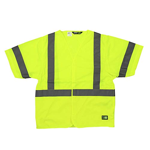 Berne Men's Hi-Visibility Big and Tall Short Sleeve Vest