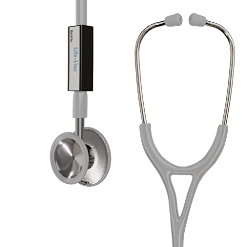 LIFE LINE Paediatric SS Stethoscope (Grey) | Single Side Diaphragm Stainless Steel Chest Piece For Paediatric | 2-way Tube | Suitable For Rs. 358 @ 67 %