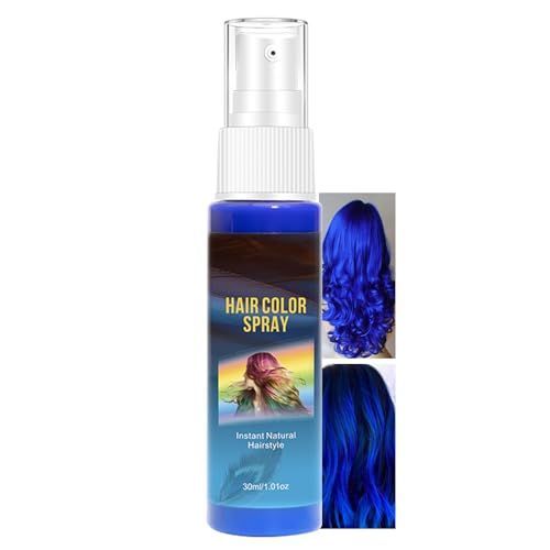Haarspray Farbe, Blau Temporäre Haarfarbe Spray, Natürliche Blue Haartönung, Auswaschbar Farbiges Haarfarbe, Hair Color Spray, Instant Hair Dye, Haar Colorationen für Karneval Halloween Cosplay Party Haarspray Farbe, Blau Temporäre Haarfarbe Spray, Natürliche Blue Haartönung, Auswaschbar Farbiges Haarfarbe, Hair Color Spray, Instant Hair Dye, Haar Colorationen für Karneval Halloween Cosplay Party