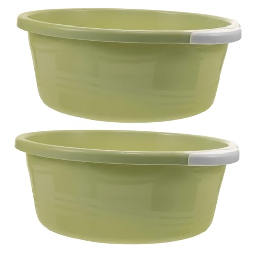 OATIPHO Home Foot Basin Plastic Wash Basin Washbasin for Soaking Feet Round Bowl Classic Design