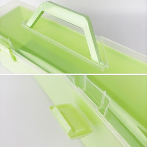 Image of Seed Packets Organizer with Handle - Seed Storage Organizer - Seed Organizer Storage Box - Garden Seed Holder Plastic
