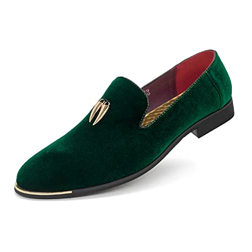 MHB Metallic Velvet Loafers