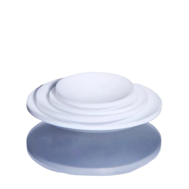 Vidrio de Reloj de PTFE for Laboratorio, Tapa de Vaso de precipitados de politetrafluoroetileno F4, Resistente a ácidos y álcalis y a Altas temperaturas(150mm 1 Piece)