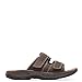 Dunham Men's Newport Slide Sandal, dark brown, 14 6E US