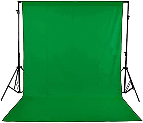Maxer 3 * 3 m / 8.8 * 8.8 ft Green Screen for Photography Video Gaming Chromakey Muslin Backdrop Background for Photo Video Studio Zoom YouTube Online Meetings