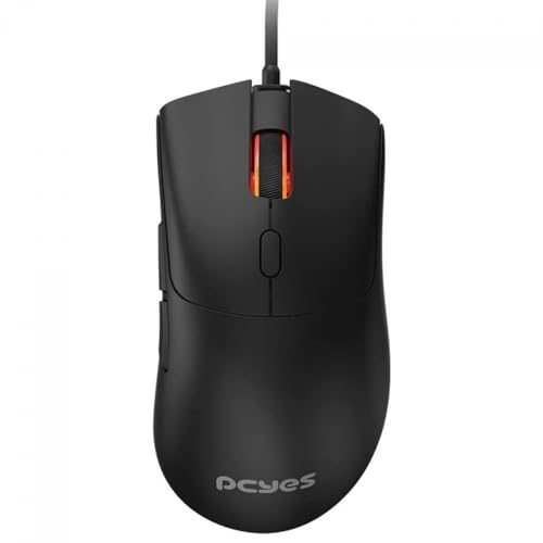 MOUSE GAMER PCYES HYDRUS BLACK VULCAN - 12400 DPI - RGB - 6 BOTÕES - PMGHBV
