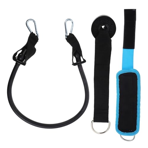 Kisangel 1set Leg Strength Trainer Fitness Ankle Straps with Pulling Rope for Muscle Building Lightweight Sports Accessories for Home Gym Use Present for Fitness Enthusiasts
