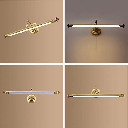Lampe de miroir LED variable 10W de 63cm pour salle de bain moderne - 6