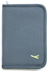 Men's and Women's Travel Passport/Driving Licence Card Holder 4 Passport Sling Wallet Organizer with Zipper (FDC-6G, Grey)