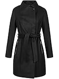 vero moda kurzmantel savina Damenjacke zum wickeln mit einem Bindegürtel in der Taille
