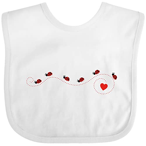 inktastic Ladybug Trail Baby Bib