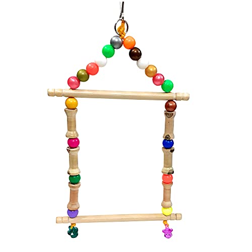 Emily Pets Bird Swing Toys, Chew Toys with Hanging Cage Toys for Small Parakeets, Cockatiels, Conures, Finches, Budgie, Macaws, Parrots, Love Birds(Multicolor) (B0978L69W8) Amazon Price History, Amazon Price Tracker