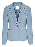 Knopf ONLY Damen ONLSELMA-Astrid L/S Fitted CC TLR Blazer, Faded Denim, 34