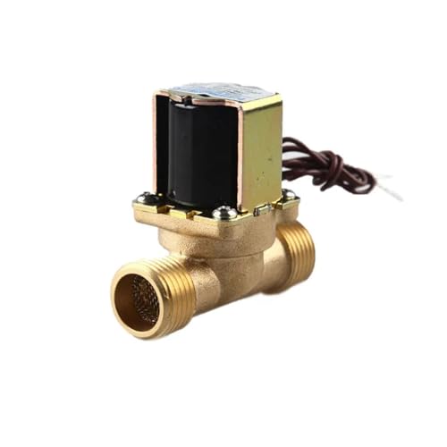 Électrovanne 24VDC 3/4 en laiton normalement fermée pour l'eau du chauffe-eau - 2