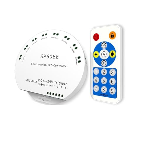 Contrôleur de musique WS2812B pour éclairage grand espace
