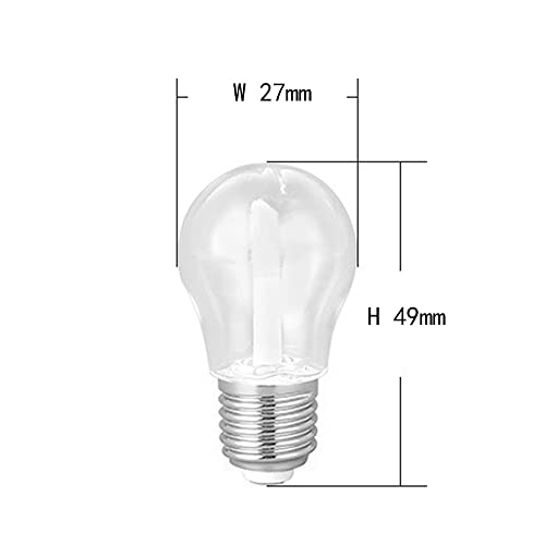 Cosidea 30Pcs Empty Lamp Bulb Lip Gloss Tube 6Ml Lipgloss Tubes Container 0.2Oz Lip Tint Containers #TOP1