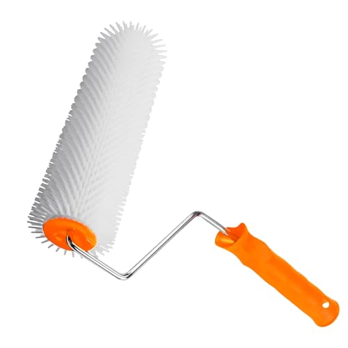 23cm Stachelwalze Entlüftungswalze - Entlüftungsroller Nagelwalze Stachelwalze Stachellänge 11mm Geeignet Zum Entfernen Von Luft und Blasen Aus Bodenbeschichtungen