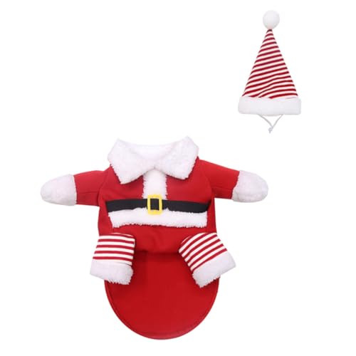 Disfraz para perro Santa Claus MERRYHAPY 2XL rojo