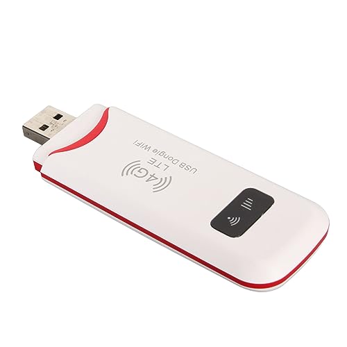Image of Dioche 4G USB Mobile WiFi - Highspeed Portable Wireless Router, Supports Simultaneous Connection of 10 Devices, Suitable for Mobile Phones, Laptops, and Smart TVs, Includes a SIM Card