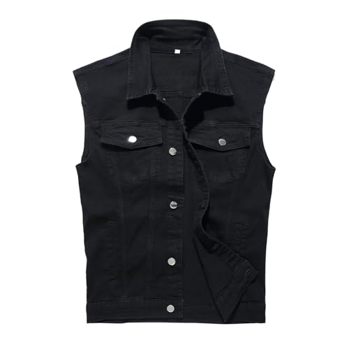 Gilet en jean pour homme idéal pour vos sorties de loisirs et virées en moto