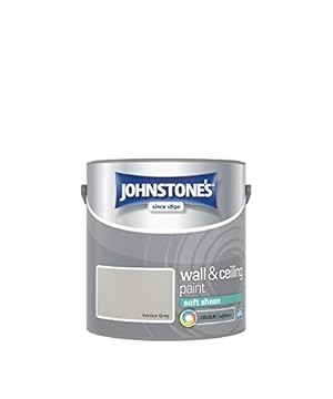 Johnstone's Wall and Ceiling Soft Sheen Emulsion Paint - Venice Grey 2.5L