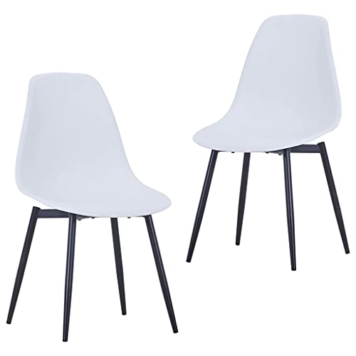 vidaXL 2X Sillas de Comedor Asiento Mobiliario Muebles de Salón Sala de Estar Cocina Hogar Escritorio Suave Cómodo con...