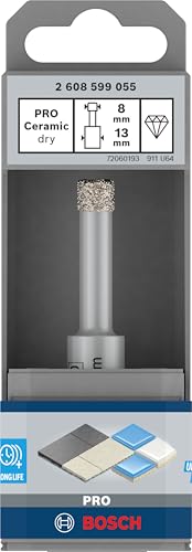 Foret diamant PRO Ceramic à sec 8x33x13mm BOSCH 2608599055 - vue 3