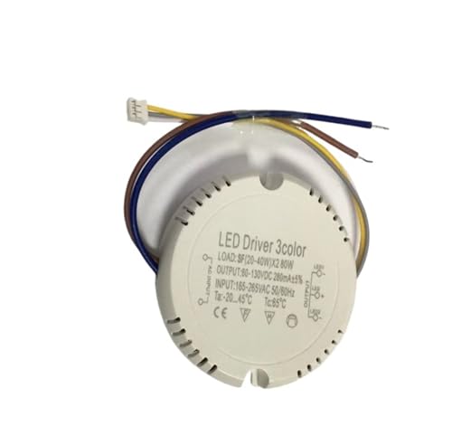 Driver LED ultra-mince 18-40W pour plafonnier bicolore et monochrome