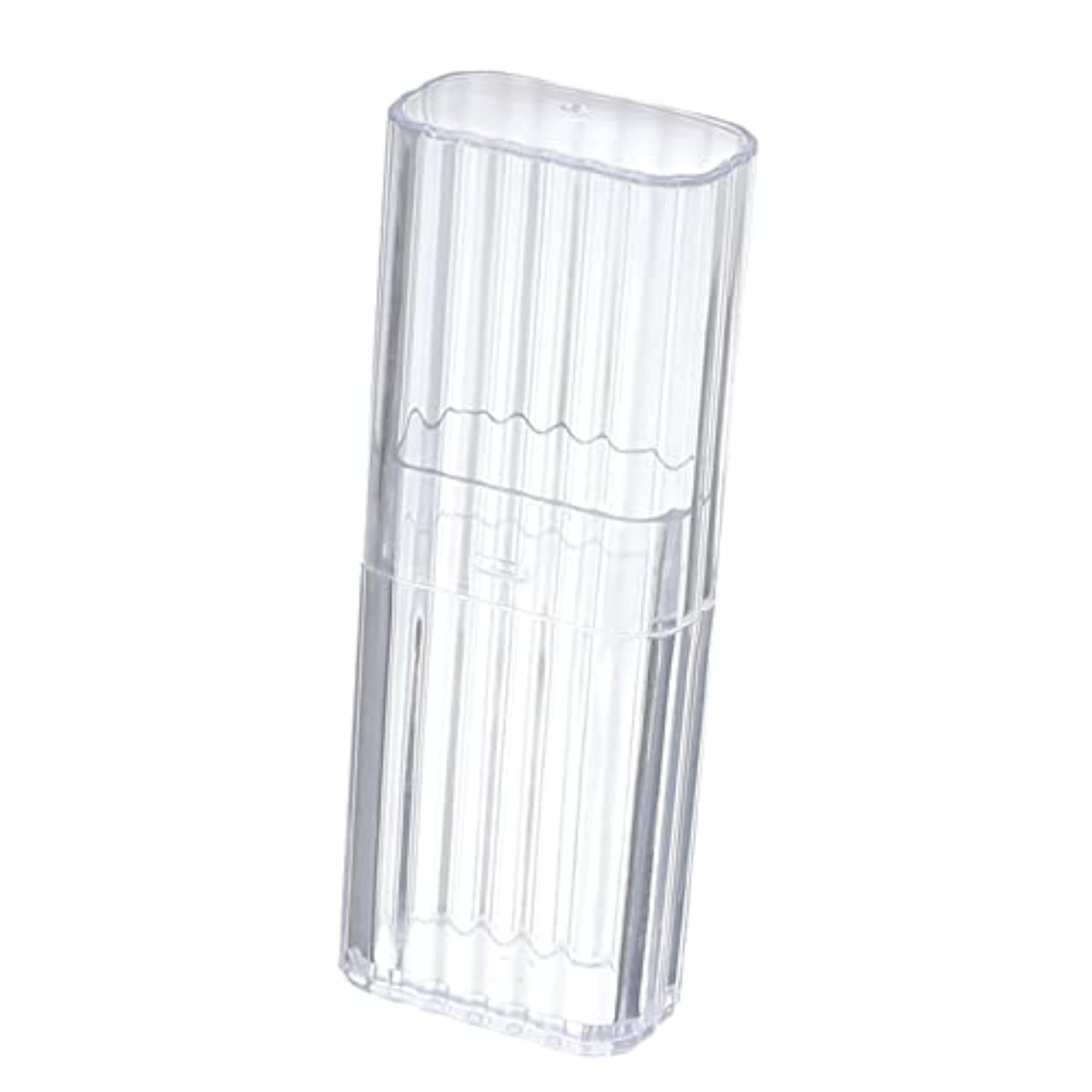 Portable Transparent Cotton Swab Holder Dispenser Container