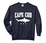 Cape Cod USA Great White Shark Cage Diving Vintage Comfort Colors Adult Sweatshirt