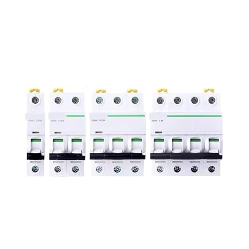 IC65N Miniature Circuit Breaker D1P2P3P4P Total Power Short Circuit Protection air Conditioning Switch 3A6A10A16A20A25A(25A,2P)