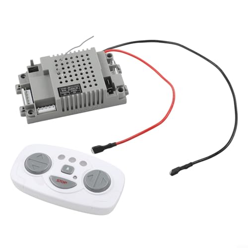 Besshepplo CLB0844D 12V Kids Powered Ride Car Receiver Controller Control Box Remote Control Receiver For Kids Electric Ride Car Vehicle Spare Parts(CLB084-4D 12V full set)