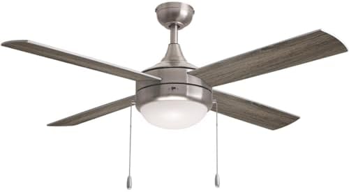 Maxim Lighting 88794SN Quattro 52 inch Satin Nickel Indoor Ceiling Fan