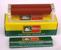 swan cigarette rolling machine regular size includes free swan papers :  Amazon.co.uk: Home & Kitchen