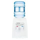 KUPPET Countertop Water Cooler Dispenser-3-5 Gallon Hot & Cold Water, ideal For Home Office Use, (17'', White)…