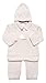Boy's White 3 Piece Cotton Knit Outfit