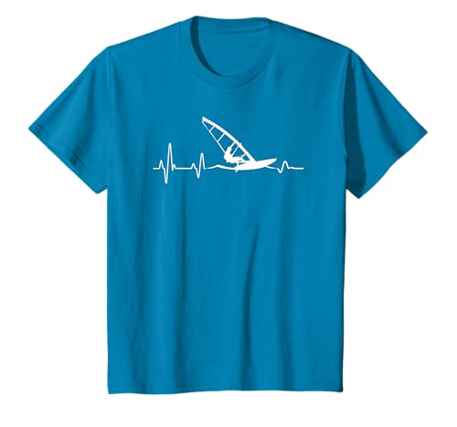 Voile Windsurf Battement de Coeur Planche à voile Windsurf T-Shirt