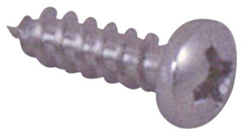 Tornillo autoperforante cabeza pan Phillips #14 x 1.25 pulg caja 100