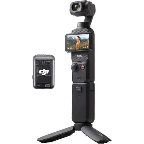 DJI Osmo Pocket 3 Creator Combo, Vlogging Camera with 1'' CMOS & 4K/120fps