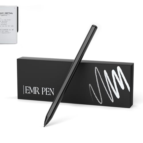 Magnetic EMR Stylus Compatible with Remarkable 2 Pen with Eraser, Palm Rejection & 5 Tips, 4096 Pressure Levels, Tilt Support, Stylus Pen Compatible with Remarkable 2/1/ Kindle Scribe