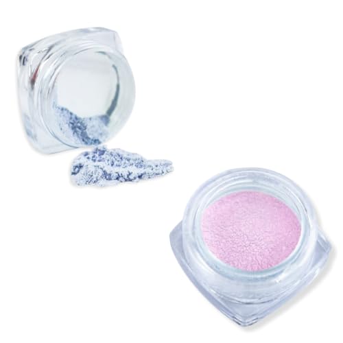 Kit 12 Pó Sereia Nail Art Cintilante Candy Color Furta-Cor