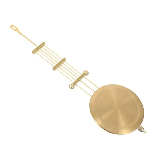 UPKOCH Grandfather Clock Quartz Wall Clock Pendulum Metal Pendulum Replacement Mechanical Clock Pendulum Part Wall Clock Accessory for Living Room Office Home Decor 30cm Retro Clock