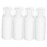 Veemoon 4 Stücke PET Pumpflasche 100ml Wiederverwendbare Druckpumpflasche für Flüssigseifen Lotionen und Duschgel für Zuhause und Reisen Praktischer Seifenspender mit Einfacher Nachfüllung