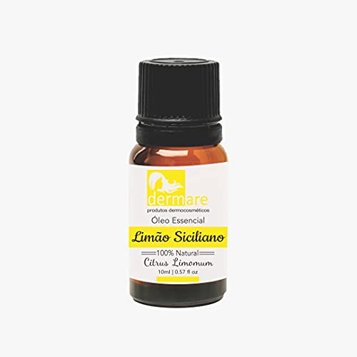 DERMARE Oleo Essencial De Limão Siciliano Dermare Amarelado 10Ml